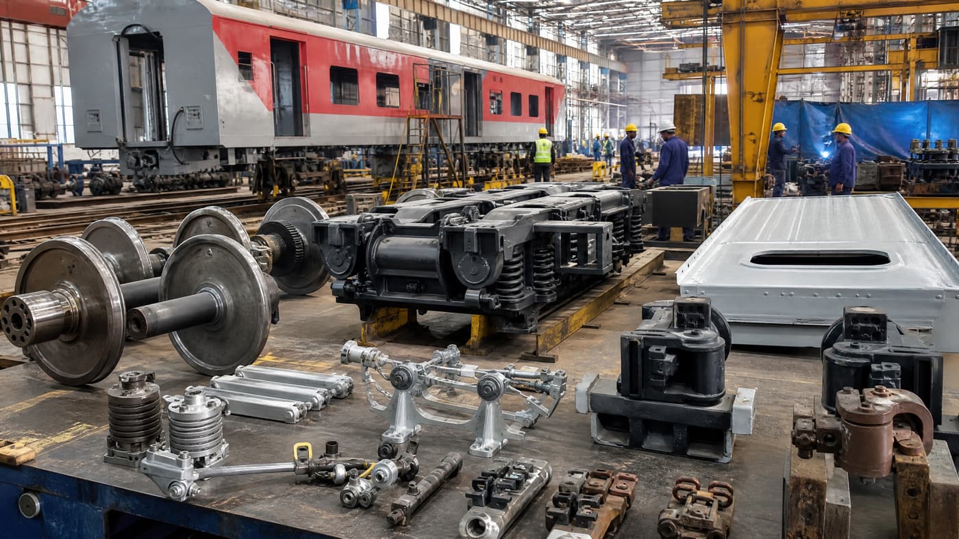 High-precision railway rolling stock engineering